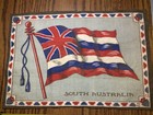 Vintage South Australia Flag Cigarette Tobacco Felt 11   x7 5    Flannel Banner Sign