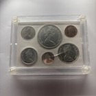 1965 Mint Set 5 Coin Silver Canada Mint Capital Holder Beautiful Cameo