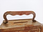 M f d  By Nutry   Cook Brooklyn Ny Schoenfelds Dept Store Metal Coin Bank