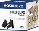 Shelf Clips  28pcs Adjustable Shelf Brackets For 255 Standard Pilaster  Heavy
