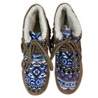 Women s Faux Suede Fleece Lined Insulated Moccasins Brown multicolor Shoes Sz 42