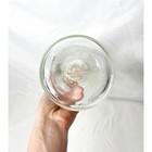 Antique Hand Blown Jack In The Pulpit Clear Art Vase 12    Tall By 6    Across