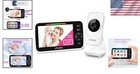 Baby Monitor Video Camera With Night Vision 5 Inch Lcd Two-way Audio