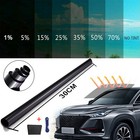20  X 10ft 20ft Uncut Roll Black Window Tint Film 5 -35  Vlt For Car Home Office