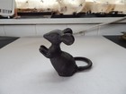 Antique Vintage Style Cast Iron Mouse Size 3 1 2  Tall Found In England