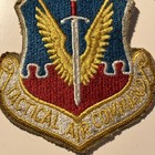 Vintage Vietnam Era Usaf Tac Tactical Air Command Sword Patch