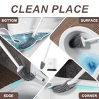 Sellemer Toilet Brush And Holder Set -  Assorted Colors   Material Types 