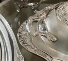 Oneida Community Plate Vintage Silver Plate Chatelaine Covered Vegetable Dish 