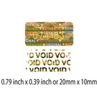 100 Security Hologram Stickers Serial Numbers Tamper Evident Warranty Labels