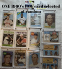 1950 s And 1960 s Hall Of Fame Baseball Card Lot  read Description 