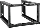 6u Fixed Wall Mount Network Rack 15 8inch Depth Open Frame For Server Data av it