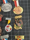 German Volkswanderung Medal Lot Of 22 -hiking Walking Awards 80s   Pins  patches