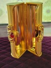 Vintage Princess Marcella Borghese Lipstick Case With Mirror   Red Cabochon