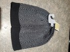 New Michael Kors Fall 2021 Mk Logo Hat Black silver One Size Nwt