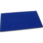 Black   Blue Foam Ring Pad Jewelry Showcase Display Tray Case Insert Kit 2 Pcs