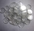  50  1 25 x1 8  Clear Acrylic Circle Disc Plastic Plexiglass Wafer Mini Base Tag