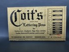 Vtg 9 Pc Lettering Pens Calligraphy Smooth Stroke Set In Box Coit s Bridgeport