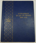 Whitman 9505   9506 Canadian 20   25 Cents 1858-1920 And 1921- Quarters Albums