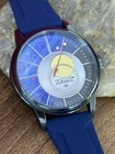 Raketa Copernicus Blue Vintage Soviet Mechanical Men s Watch 1990s Sun Dial Rare