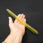 Vintage Mid Century Lamp Light Part Yellow Lucite Insert Piece