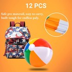 Beach Ball 12 Pack - 12   Inflatable Balls For Kids 12  12pcs 