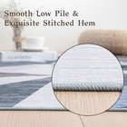  Washable Modern Area Rug - Geometric Style 5x7 Rugs For Living Room  Bedroom  