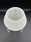 Vintage Glass 1950s Ceiling Light Globe Replacement Shade In White And Clear