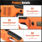 Handheld Electric Pipe Threader Threading Machine W 6 Pipe Cutter 1 2  - 2 