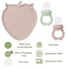 Pandaear Baby Food Freezer Tray   2 Pack Baby Fruit Food Feeder Pacifier  Baby