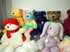 Ty Beanie Buddies Collection  lot Of  10  Vhtf Mixed Lot Beanie Buddies  p-110