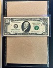 1977a  10 Federal Reserve Note Philadelphia  offset Error  - Vf