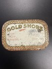 Rare Vintage Tobacco Tin Lunch Pail Style Gold Shore