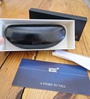New Mont Blanc Empty Hard Case  Cloth  Box  7 5x3 5x2 Fit Sunglasses  Eyeglasses