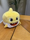 Baby Shark Singing Plush Yellow Interactive 3  Cube Soft Toy Needs New Battery