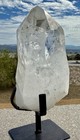 Lemurian Laser Seed Quartz Aaa  Quartz Crystal Minas Gerais Brazil W stand