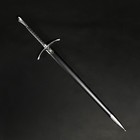 41 25  One Hand Medieval Sword Dull Blade Carbon Steel With Faux Leather Wrapped