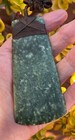 Nathan Jerry Rare Nz  Pounamu Greenstone Snowflake Jade 4    Maori Hei Toki Adze