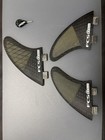 Fcs H-3 Nexus L Surfboard Fins Carbon Fiber Thruster Set Of 3 Unused No Box