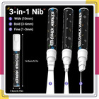 3 Pack Jumbo White Liquid Chalk Markers 10mm Washable Window Glass Car Paint Pen