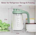 Momcozy Leak-proof Bpa-free Breast Milk Storage Pitcher Bottle 32oz Green