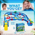 Water Table For Toddlers - Kids Water Track Playset 57pcs Diy Table New