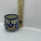 Mexican Pottery Small Hand Painted Talavera Pot Hand Made In Mexico
