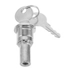  1 Set Of Metal Gumball Machine Lock Vending Machine Lock And Set Safe Lock