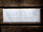 Nos Never Used Indian Beach Nc Official Town License Plate North Carolina Tag