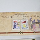 Singapore Stamps Presentation Pack   Miniature Sheet 25th Anniversary Holy See