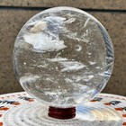 4 4 Lb  Clear Smelted Quartz Crystal Sphere Polished Ball Home Decor Collectible