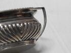 Antique Edwardian European Silver Plated Salt Cellar Bowl - Fine And Nice  