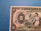 1943 Ecuador 10 Sucres Banknote - Vf30 ef