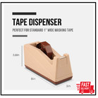 Desktop Tape Dispenser Holder With Large 3 Inch Core For Masking Tape  Heat Tran