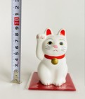 Lucky Cat Maneki Neko Gotokuji Temple Lucky Cat Temple 9cm 3 54   Japan